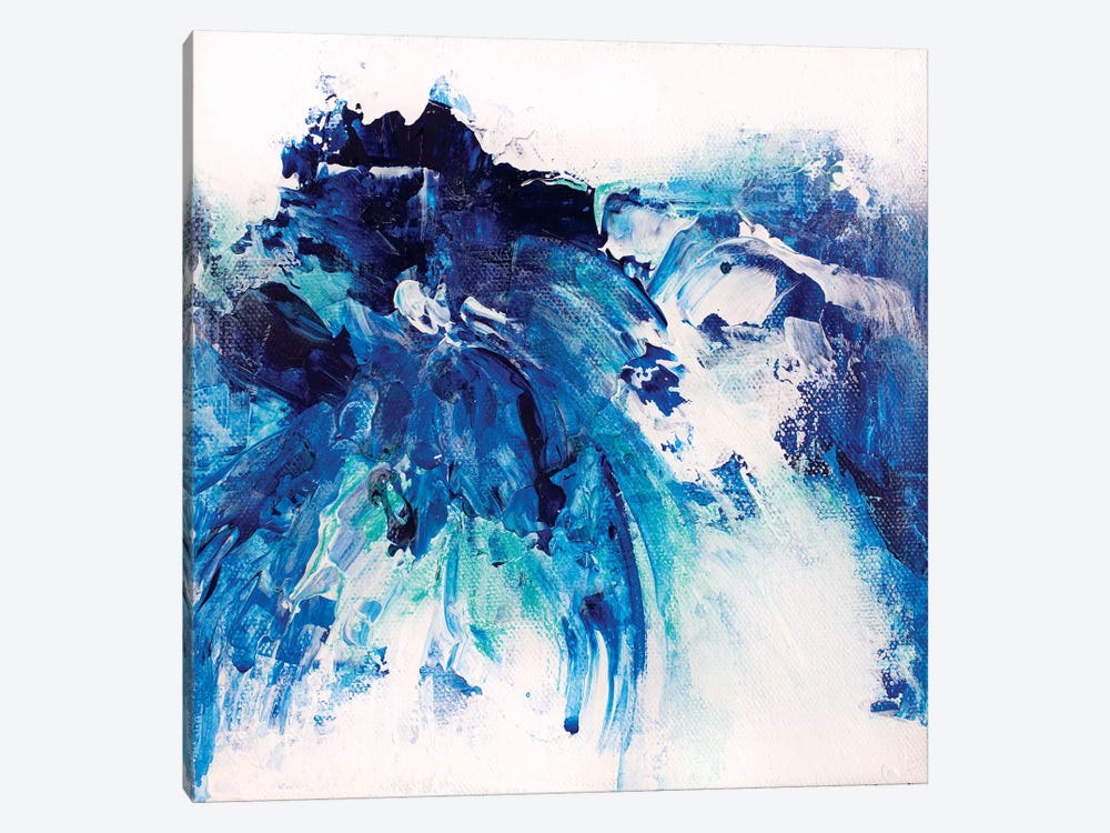 Tangled Blue VII by Jude Remedios 1-piece Art Print