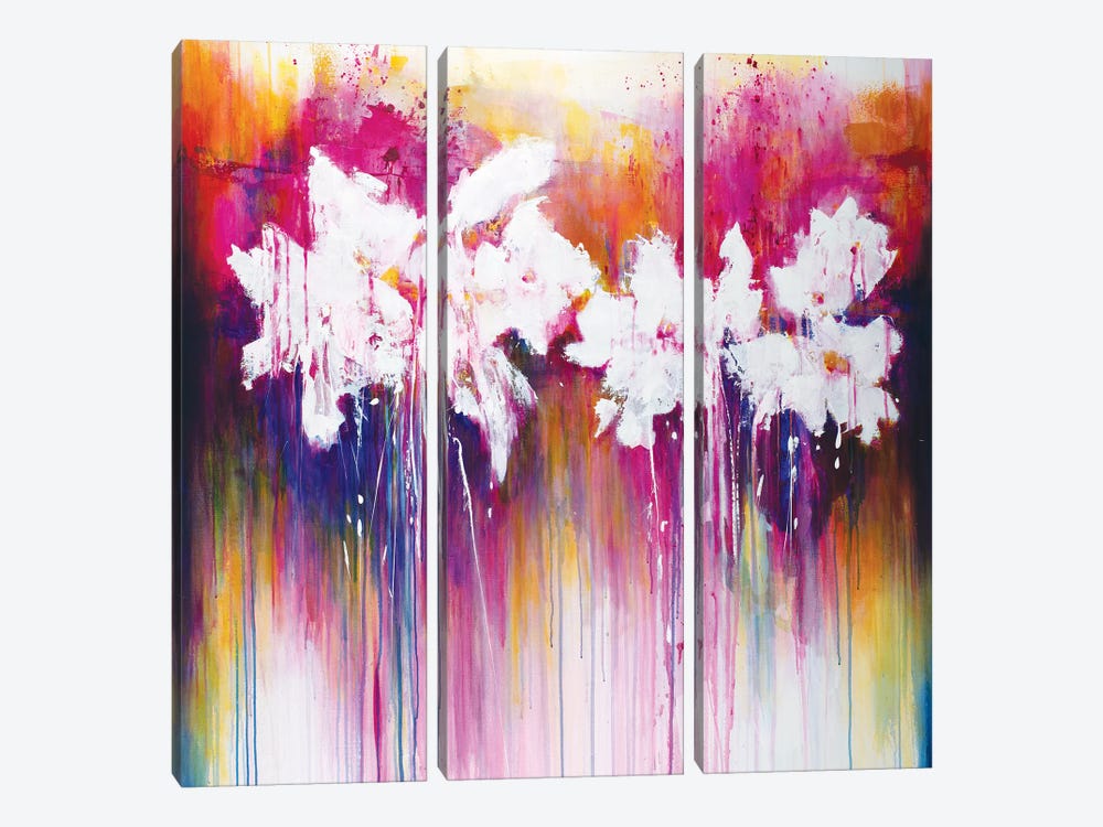 When Love Blossoms by Jude Remedios 3-piece Canvas Art Print