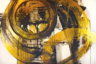 Gold On Every Bracelet No. 4 by Jude Remedios canvas print