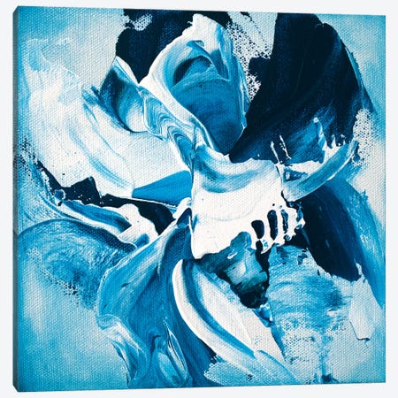 Blue Dahlia No.2 Canvas Print #JRM54} by Jude Remedios Canvas Art Print
