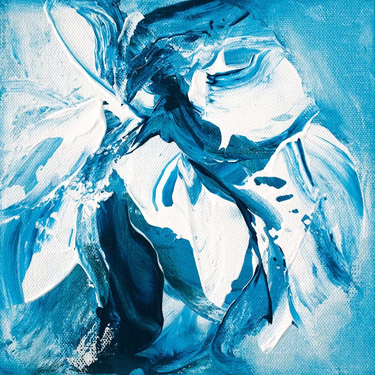 Blue Dahlia No.1 by Jude Remedios wall art