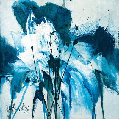 Tangled Blue No.2 by Jude Remedios gallery poster