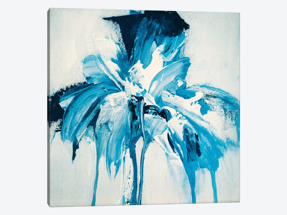 Tangled Blue No.4 by Jude Remedios 1-piece Canvas Artwork