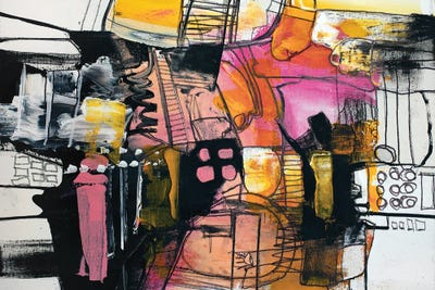 Piano Player by Jude Remedios canvas print