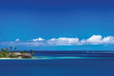 Tahiti Blues by Jonathan Ross Photography framed canvas print