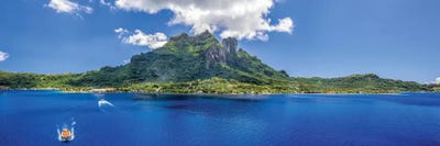 Tender To Bora Bora by Jonathan Ross Photography framed canvas print