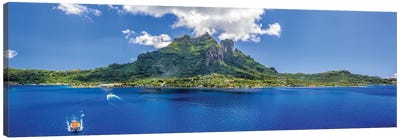 Tender To Bora Bora Canvas Art Print - Jonathan Ross Photography