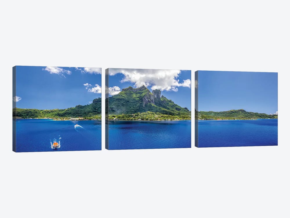 Tender To Bora Bora by Jonathan Ross Photography 3-piece Canvas Art Print