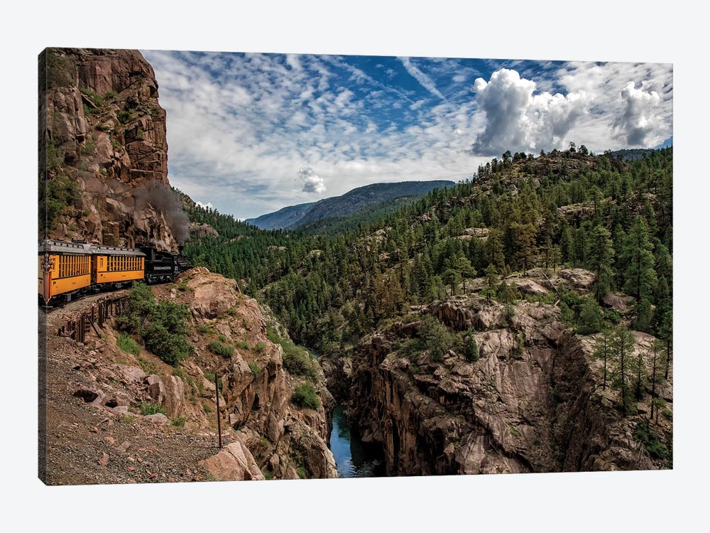 Train Ride In The Rockies 1-piece Canvas Art