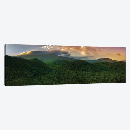 Storm Over The Smokies Canvas Print #JRP117} by Jonathan Ross Photography Art Print