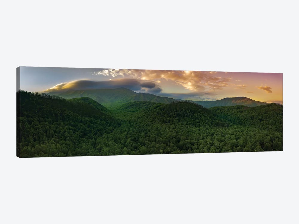 Storm Over The Smokies by Jonathan Ross Photography 1-piece Canvas Wall Art