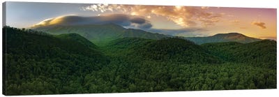Smoky Mountain Storm Clouds Canvas Art Print - Appalachian Mountain Art