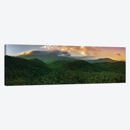 Smoky Mountain Storm Clouds Canvas Print #JRP124} by Jonathan Ross Photography Canvas Wall Art