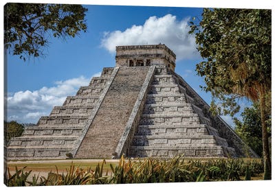 Chichén Itzá Canvas Art Print - The Seven Wonders of the World