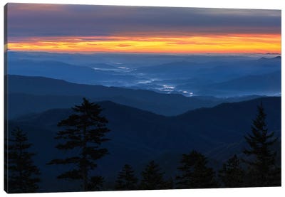On Top Of The World Canvas Art Print - Jonathan Ross Photography