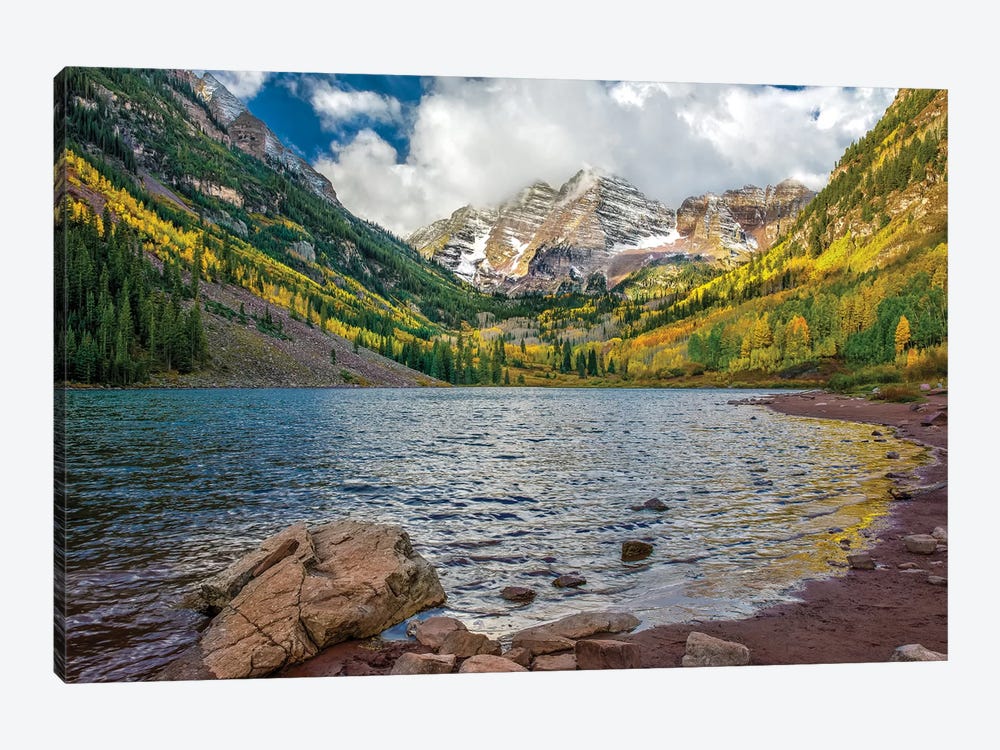 Cloudy Peaks by Jonathan Ross Photography 1-piece Canvas Wall Art
