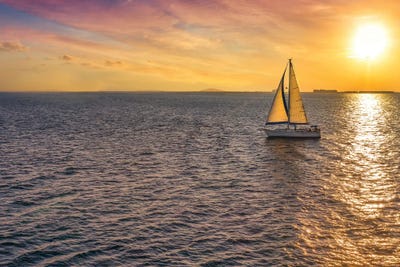 Sailing Near The Sun by Jonathan Ross Photography framed wall art