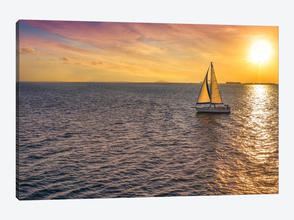Sailing Near The Sun by Jonathan Ross Photography 1-piece Canvas Wall Art