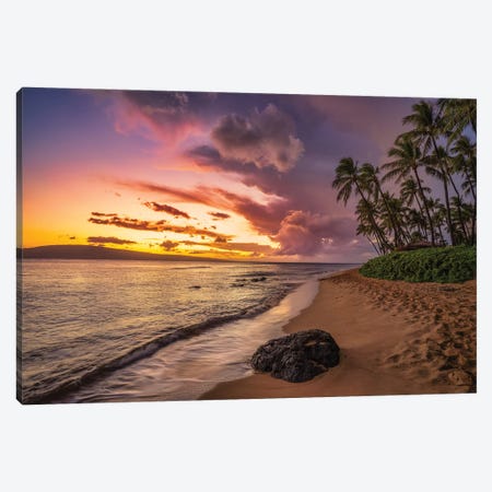 Sunrise In Maui Canvas Print #JRP147} by Jonathan Ross Photography Canvas Artwork