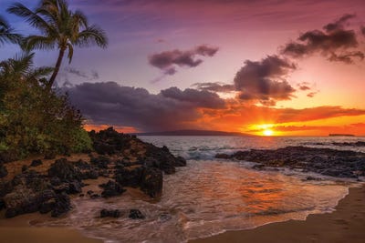 Sunset At Secret Beach by Jonathan Ross Photography framed wall art
