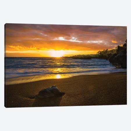 Sunrise In Hawaii Canvas Print #JRP150} by Jonathan Ross Photography Canvas Art