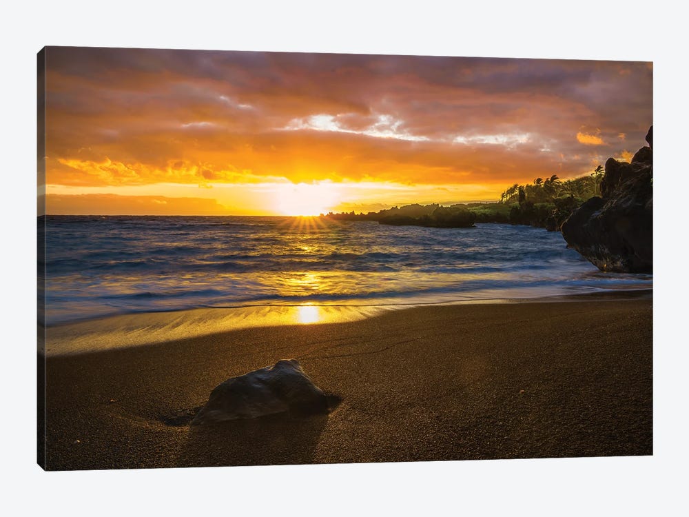 Sunrise In Hawaii by Jonathan Ross Photography 1-piece Canvas Print