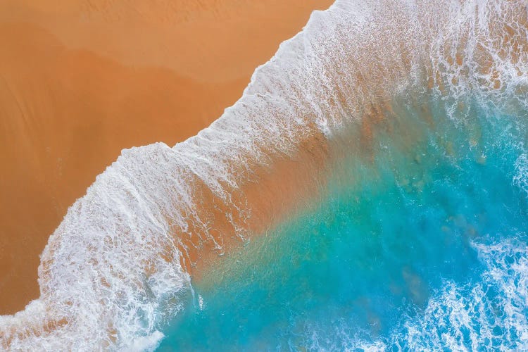 Where Sand Meets The Ocean by Jonathan Ross Photography wall art