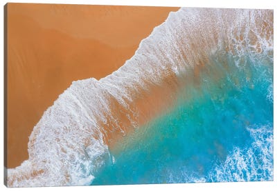 Where Sand Meets The Ocean Canvas Art Print - Jonathan Ross Photography