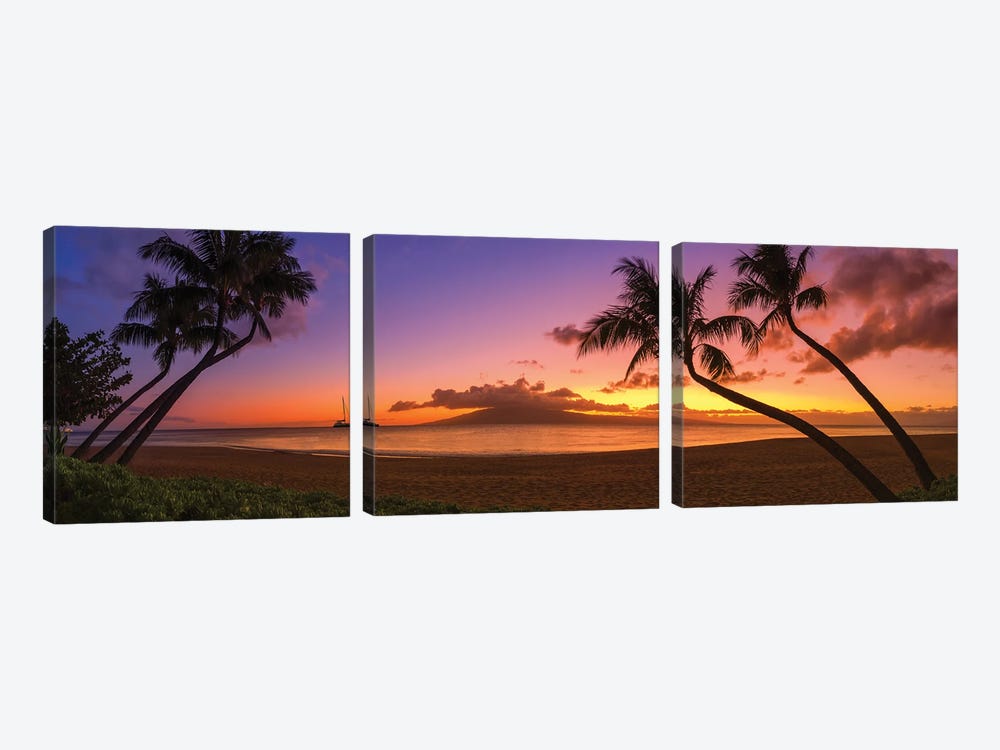 An Evening In Hawaii by Jonathan Ross Photography 3-piece Art Print
