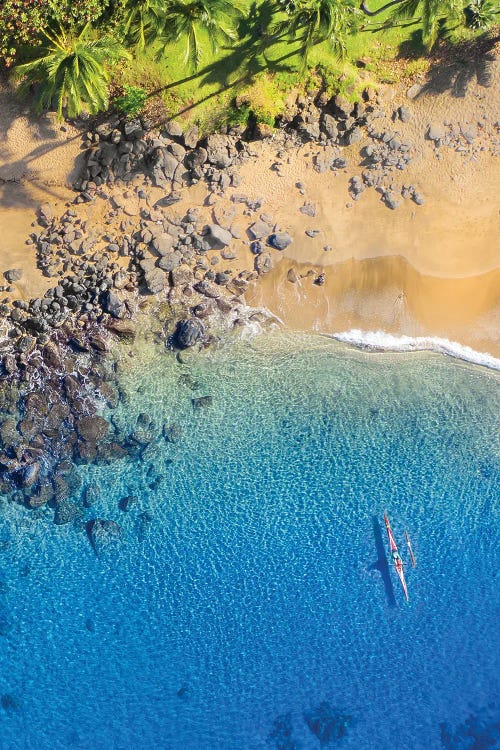 Kayaking In Hawaii by Jonathan Ross Photography wall art