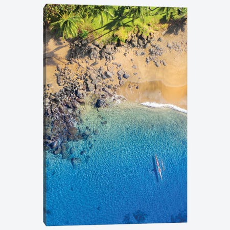 Kayaking In Hawaii Canvas Print #JRP158} by Jonathan Ross Photography Canvas Wall Art