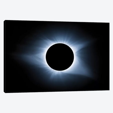 Cool Solar Eclipse Canvas Print #JRP15} by Jonathan Ross Photography Canvas Artwork