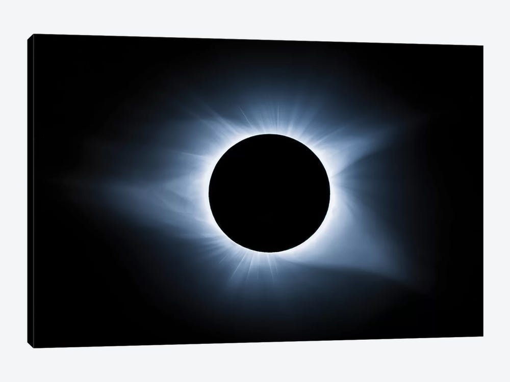 Cool Solar Eclipse by Jonathan Ross Photography 1-piece Canvas Artwork