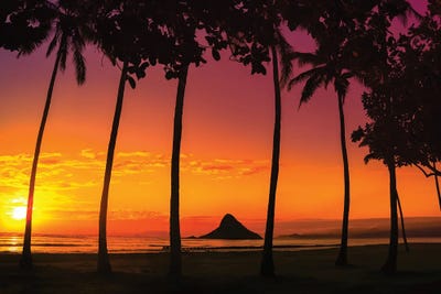 Chinaman's Hat Sunset In Oahu by Jonathan Ross Photography framed wall art