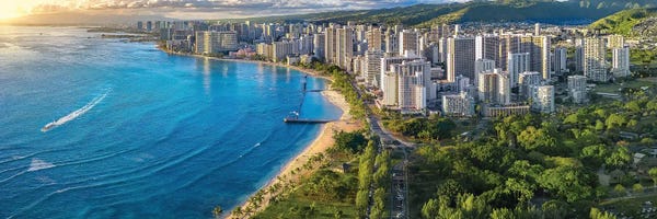 Sunset In Honolulu