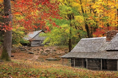An Autumn Home by Jonathan Ross Photography framed wall art