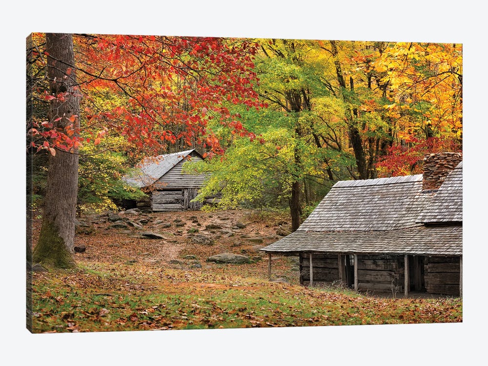 An Autumn Home by Jonathan Ross Photography 1-piece Canvas Artwork