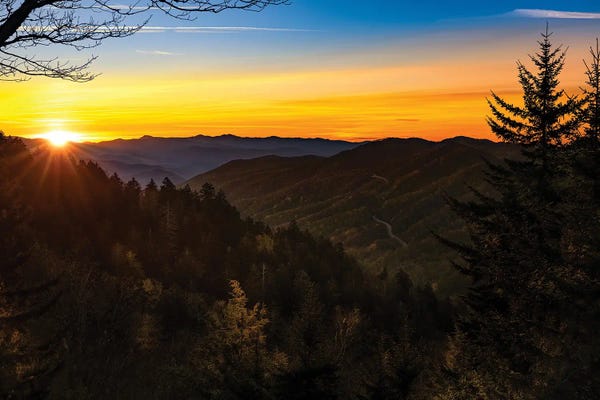 Sunset High In The Smokies