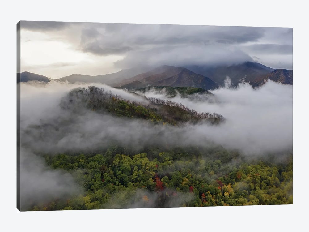 The Smoky Mountains In The Fall 1-piece Art Print