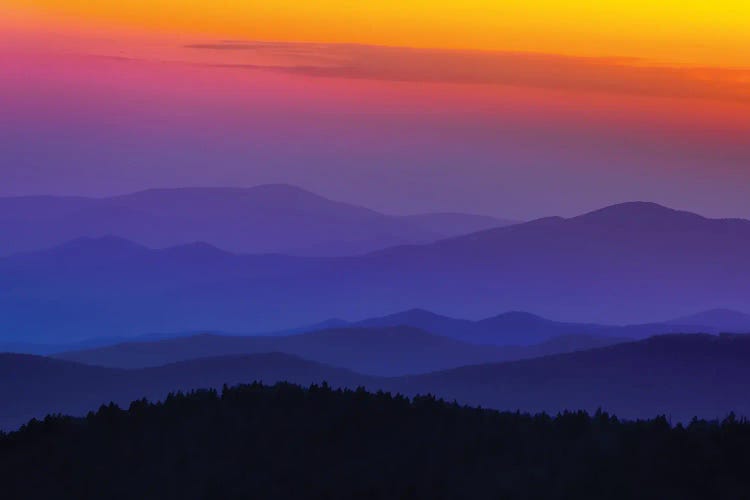 Rainbow In The Smokies by Jonathan Ross Photography wall art