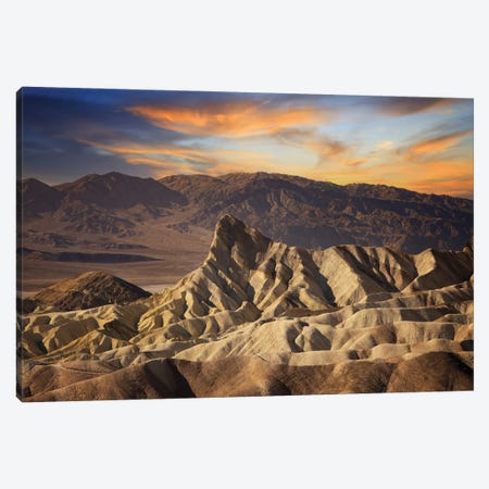 Death Valley National Park Sunset Canvas Print #JRP178} by Jonathan Ross Photography Canvas Artwork