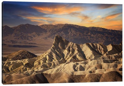Death Valley National Park Sunset Canvas Art Print - Death Valley National Park