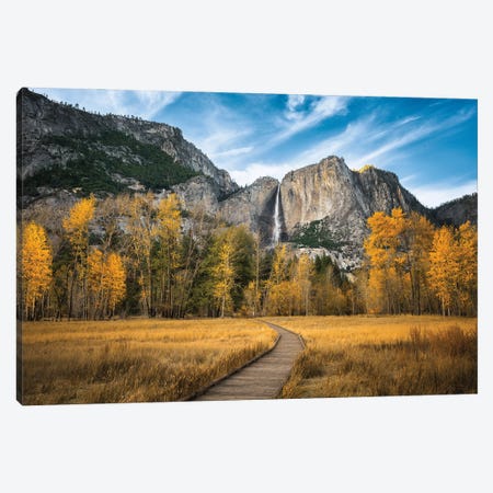 Yosemite Valley In The Autumn Canvas Print #JRP180} by Jonathan Ross Photography Canvas Print