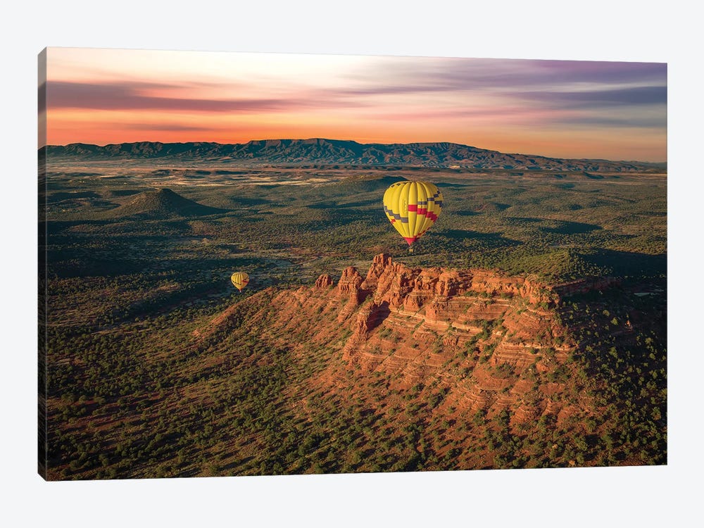 Sedona Arizona Balloon Ride by Jonathan Ross Photography 1-piece Art Print