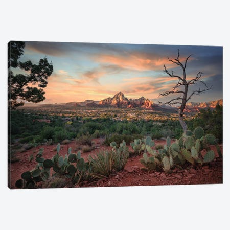 Sedona Arizona Skyline Canvas Print #JRP186} by Jonathan Ross Photography Canvas Wall Art