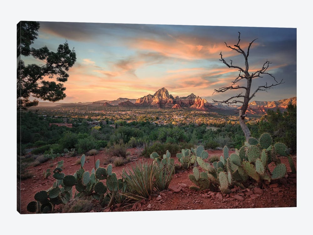 Sedona Arizona Skyline by Jonathan Ross Photography 1-piece Canvas Art