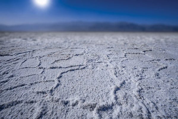 Salt Basin In Death Valley National Park