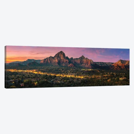 Sunset In Sedona Arizona Canvas Print #JRP191} by Jonathan Ross Photography Canvas Art