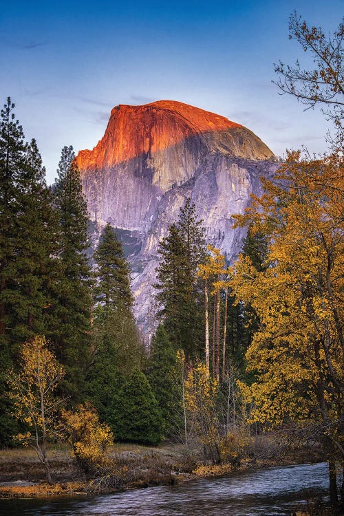 Half Dome At Sunset