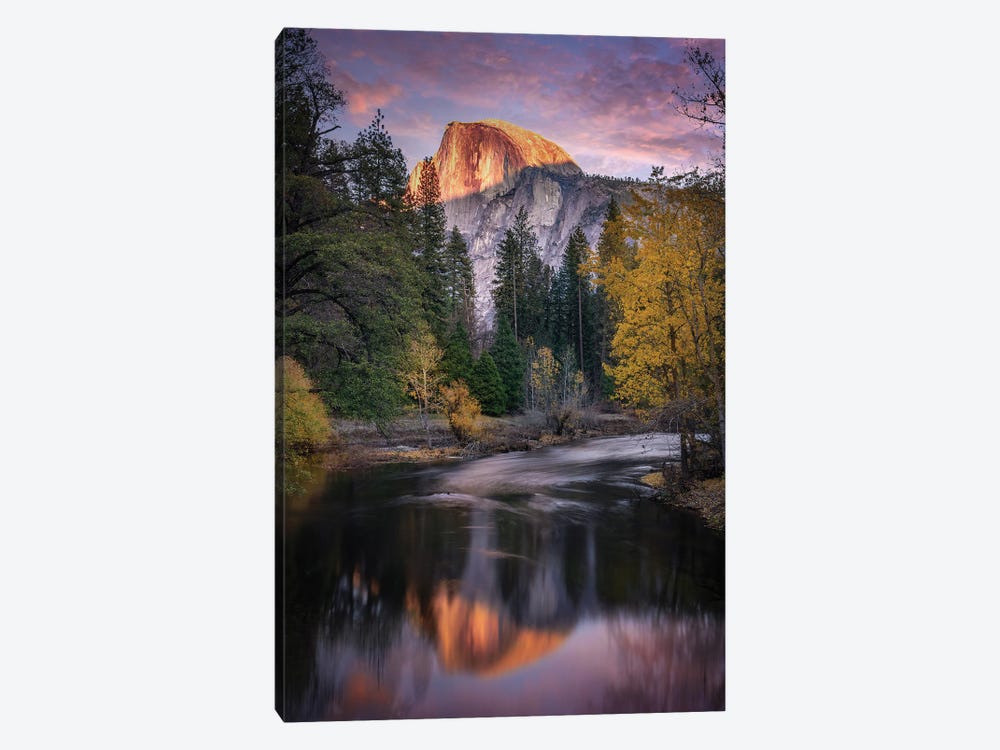 Half Dome In Pink by Jonathan Ross Photography 1-piece Art Print